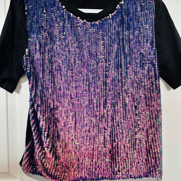 Pinko New with Tags Sequin Top. Size Small fits Medium as well - Picture 2 of 8